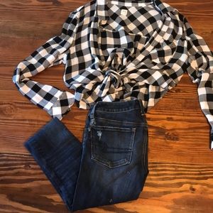 Ripped jeggings  360 super stretch